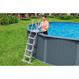 BESTWAY Hydrium Stahlwandpool Komplett-Set Ø 549 x 132 cm inkl. Sandfilteranlage