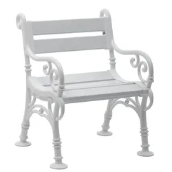 Blome Landhausbank Linderhof 1-Sitzer, Weiß, von PROREGAL