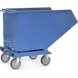 FETRA Muldenkipper Kunststoff/Stahl 600 l blau