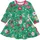 Toby Tiger Skater Kleid mit Wald Print in grün | Gr.: 116