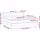 vidaXL Boxspringbett mit Matratze Rosa 180x200 cm Samt