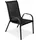 Mojawo Stapelstuhl 53 x 73 x 92 cm schwarz
