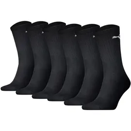 Puma Tennissocken 6er Pack Schwarz 35-38