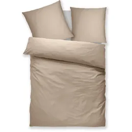 OTTO home Luisa Satin Mocca 155 x 220 cm + 2 x 80 x 80 cm