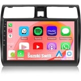 2G+64G CAMECHO Android 13 Autoradio für Suzuki Swift(2003-2010),mit Carplay Wireless Android Auto HiFi RDS,10,1 Zoll Bildschirm Doppel Din Autoradio mit Navi Bluetooth WiFi FM SWC+Rückfahrkamera