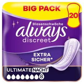 Always Discreet Discreet Ultimate Nacht 20 St.
