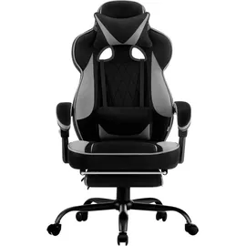 Woltu Gaming-Stuhl schwarz/grau