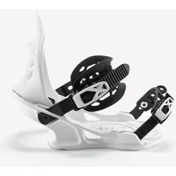 Snowboardbindung Erwachsene Piste/Freeride - SNB 100 weiss weiß M