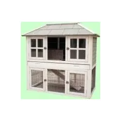 Hasenstall Kaninchenstall Maximo Kleintierhaus zwei Etagen