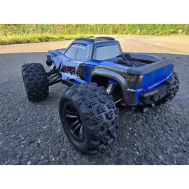AMEWI RC-Auto Hyper GO Monstertruck brushed 4WD mit GPS 1:16 RTR blau