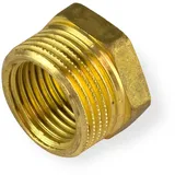 GENERAL FITTINGS - Rohr Reduzierstück 1/8' Ig auf 1/4' Ag Messing Reduzierung Gewinde