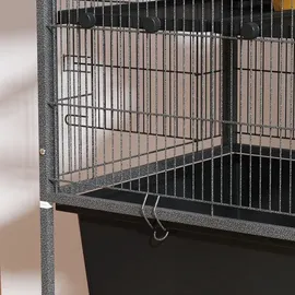 PawHut Kleintierkäfig 0 x 0 x 0 cm Dunkelgrau