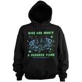 Rick and Morty Hoodie Schwarz 3XL