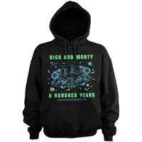 Rick and Morty Hoodie Schwarz 3XL