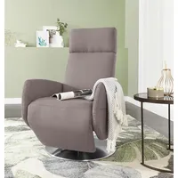 sit&more TV-Sessel Kobra Mikrofaser 71 x 110 x 82 cm Grau