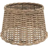 vidaXL Lampenschirm Braun Ø45x28 cm Korbweide