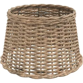 vidaXL Lampenschirm Braun Ø45x28 cm Korbweide
