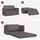 vidaXL Sofa Bett Grau 124 x 71 x 78 cm Kunstleder