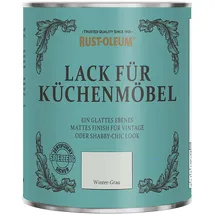 RUST-OLEUM Kreidefarbe Küchenmöbellack Winter-Grau matt 0,75 l