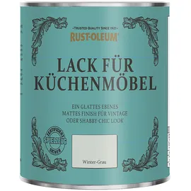 RUST-OLEUM Kreidefarbe Küchenmöbellack Winter-Grau matt 0,75 l