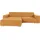 Home Affaire Ecksofa "Sapporo L-Form", gelb (mais), B:293cm H:78cm T:172cm, Struktur fein (100% Polyester);Luxus-Microfaser weich (90% Polyester, 10% Polyacryl);Struktur imprägniert (100% Polyester), Sofas, Ecksofa, wahlweise Bettfunktion oder Sitztiefenverstellung,