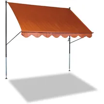 Angerer Klemmmarkise Standard 400 cm uni terra