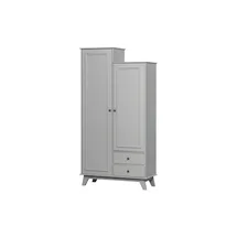 Woood Kleiderschrank ¦ beige ¦ Maße (cm): B: 98 H: 190