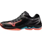 Mizuno Wave Voltage 2 Herren Black/Neon Flame 44