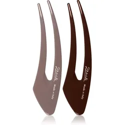 Janeke Hair Clip Haarspangen Brown 2x13 cm