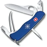 Victorinox Schweizer Taschenmesser, Skipper Pro MW, Multitool, 12 Funktionen, Einhand-Feststellklinge mit Wellenschliff, Kapselheber, feststellbar
