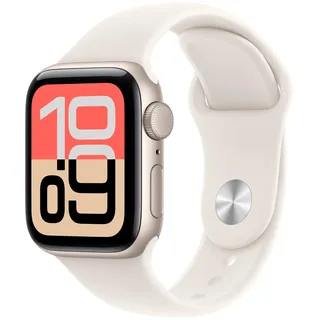 Apple Watch SE 3 GPS 40 mm Aluminiumgehäuse Polarstern Sportarmband Polarstern M/L