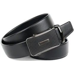 Ledergürtel ANTHONI CROWN, Damen, Gr. 85, schwarz, Leder, unifarben, Gürtel, Umgeschlagener Gürtel mit Schließe in Flecht-Design
