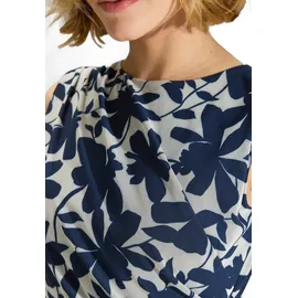Swing Kleid Midi Blau 38
