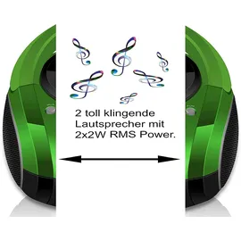 Cyberlux CL-700 CD-Player grün