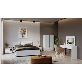 otto home Wäscheschrank OTTO HOME "Cross, moderner griffloser Kleiderschrank", weiß, B:89cm H:150cm T:40cm, FSC-zertifizierter Holzwerkstoff, Melamin, Metall, Schränke, Mehrzweckschrank, Drehtürenschrank mit 1 Schublade, 3 Farben verfügbar