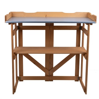 Expo Börse Pflanztisch Gartenarbeitstisch Pflanzentisch Holz, klappbar 95 x 45 x 86 cm