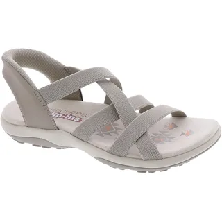 SKECHERS Sandalen Slip-ins: Reggae Slim - Stretch Flex 163460/TPE Taupe Grau-36