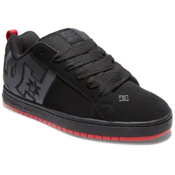 Sneaker DC SHOES "Court Graffik", Gr. 12(46), schwarz, Leder- oder Textilobermaterial [abhängig von Farbe] Leichte Mesh-Zunge Schuhkragen und Zunge, die für extra Komfort und Unterstützung mit Schaum gepolstert sind Belüftungslöcher für Atmungsaktivität Die unverkennbare Pill-Pattern-Lauffläche von DC Cupsohle, Schuhe