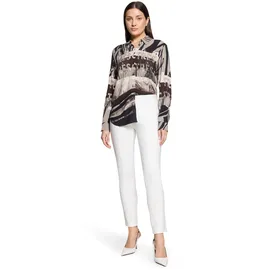 Betty Barclay Hemdbluse mit Schmucksteinen Beige/Schwarz 44