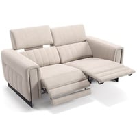 Sofanella 2-Sitzer Stoff Lesina, Relaxsofa, Designsofa, Designer Couch, Italienisches Sofa, 2er Sofa beige