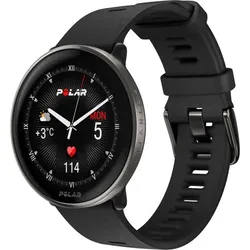 Polar Ignite 3 Titanium Silikonarmband schwarz