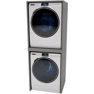 craftpak Waschmaschinenschrank für Waschmaschine & Wäschetrockner 66x180x65cm - 66cm X 180cm X 65cm