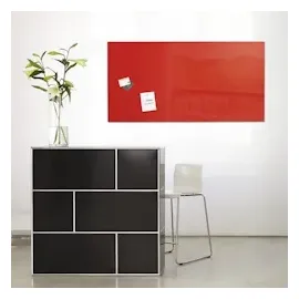 Sigel Glas-Magnettafel artverum® 91,0 x 46,0 cm rot