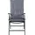 VCM Gartenkissen 46 x 116 cm grau 1 St.