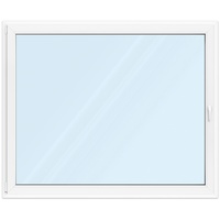 Fenster 170x140 cm, Kunststoff Profil aluplast IDEAL® 4000, Weiß, 1700x1400 mm, einteilig festverglast, 2-fach Verglasung, individuell konfigurieren