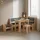 livinity® Esszimmer-Eckbank, Tiberio, Sandeiche, 43.5 x 43.5 cm