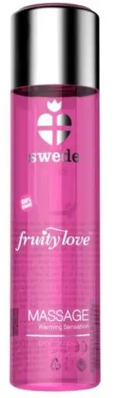 SWEDE - FRUITY LOVE MASSAGEÖL MIT WÄRMENDEM EFFEKT, ROSA GRAPEFRUIT MIT MANGO 60 ML