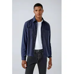Alex Hemd Regular Passform - Blau - Mann - TeeShoppen