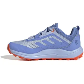 adidas Unisex Kinder Terrex Agravic Flow Trail Running Sneakers, Blue Fusion/Blue Fusion/Coral Fusion, 38 EU
