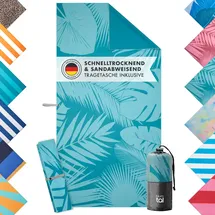 Blumtal Handtuch 90 x 180 cm blau